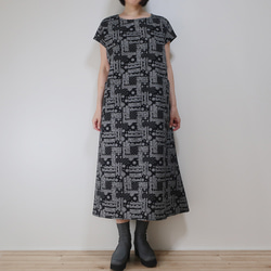 顯瘦寬鬆❣️法式連衣裙（送/圖案棉） 第5張的照片