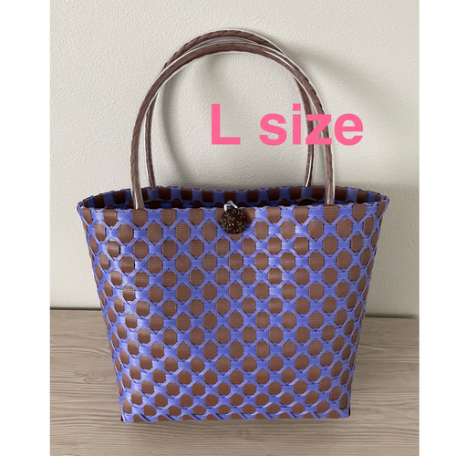 プラカゴ　エコバック プラカゴ ネイビー白にワサビ Mサイズ バッグ コンビニ エコバッグ