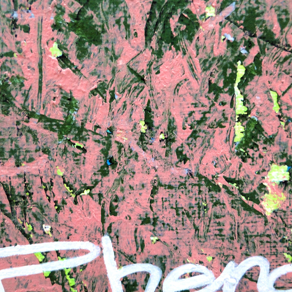 けむくじゃらモンスターのグラフィティアート 原画 絵画 キャンバス画 一点もの アクリル画 ご了承ください