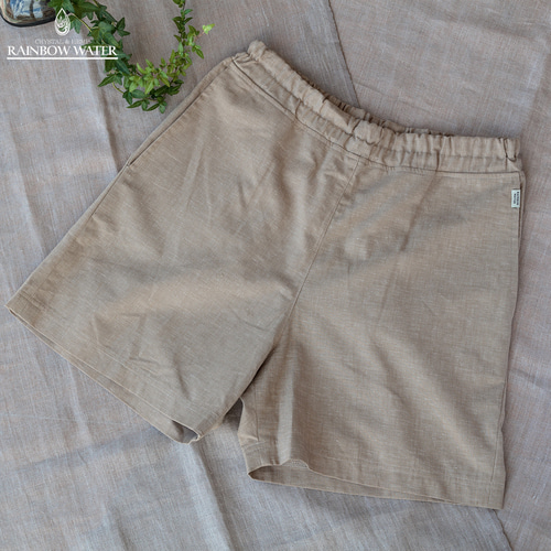 レディース ショートパンツ 【 ヘンプ リネン オーガニック