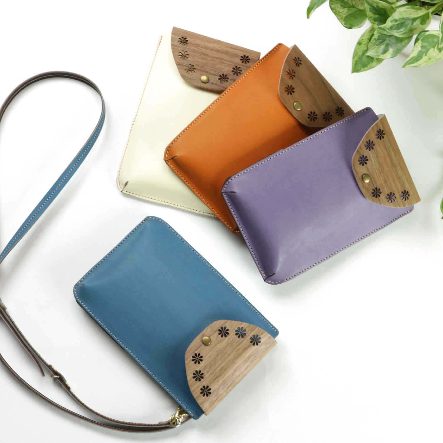 【FLEUR】スマホショルダーポーチ　全4色