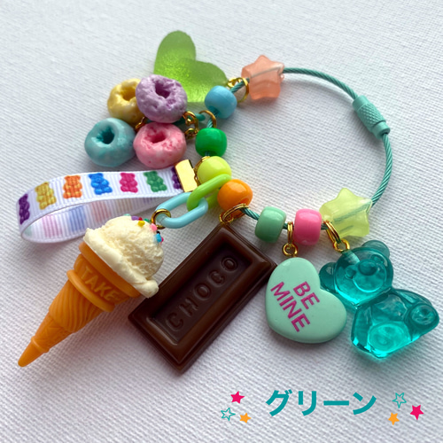 アメリカンなお菓子のじゃらじゃらキーホルダー その他雑貨