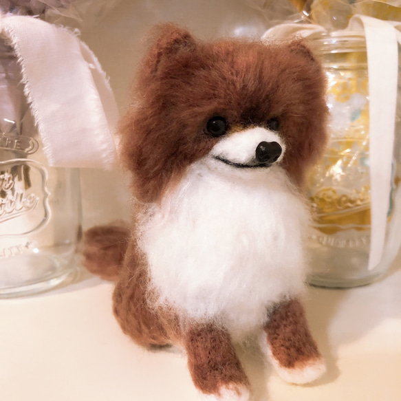 癒しのdogぽんぽん 全身タイプ ポメラニアン 羊毛フェルト Green Farm 