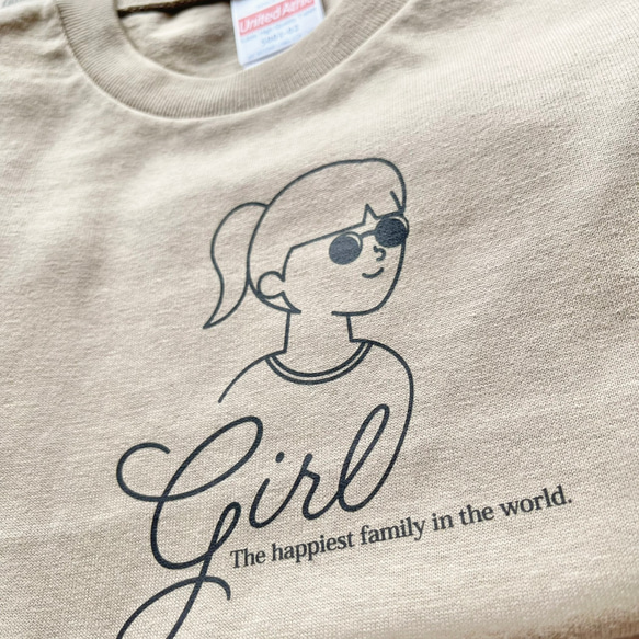 【家族リンクコーデTシャツ・カーキ】|お揃い|マタニティフォト|親子コーデ|ファミリーフォト|名入れTシャツ|家族写真| 14枚目の画像