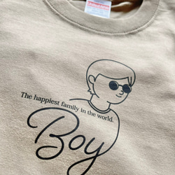 【家族リンクコーデTシャツ・カーキ】|お揃い|マタニティフォト|親子コーデ|ファミリーフォト|名入れTシャツ|家族写真| 15枚目の画像