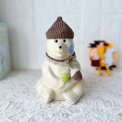 しろくま貯金箱 どんぐりセット その他人形 andante13 通販