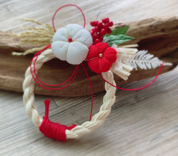 正月飾りミニ✨ 早割お正月2024 再販！ しめ縄・しめ飾り 璃いすや