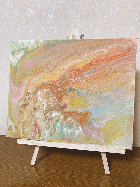 原画 Fluid Art アート パネル フルイドアート = ぬるい 原画 Fluid Art アート パネル フルイドアート = ぬるい