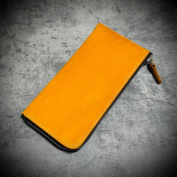 イタリアンレザー L字 ファスナー 長財布 ヌバック 牛革 本革 メンズ