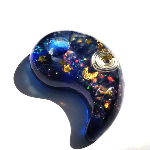 勾玉型オルゴナイト 〜宇宙〜 その他アート シュガールーツ 通販