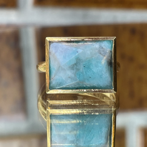 k様 アマゾナイト リング 16号 アマゾナイト リング – Fruitsjolie