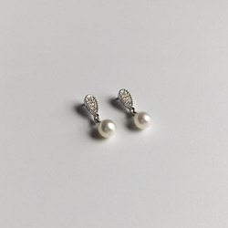 [SV925] 小珍珠耳環，簡單，想要每天穿戴。 第1張的照片