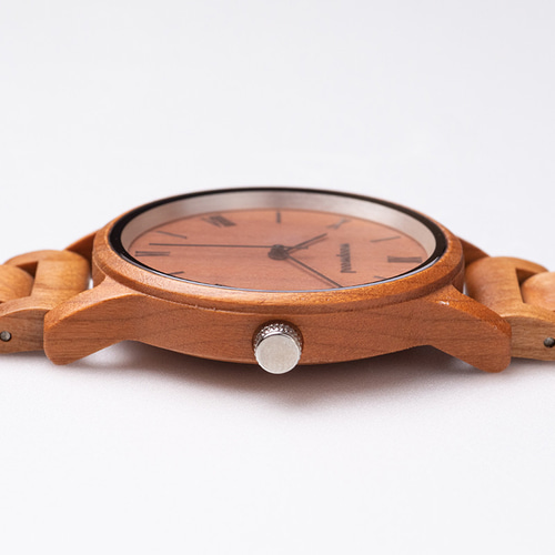 木製腕時計 SAKURA MUSUHI 腕時計 木の時計 春 腕時計 woopwood 通販