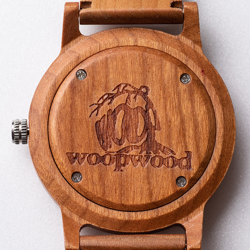 木製腕時計 SAKURA MUSUHI 腕時計 木の時計 春 腕時計 woopwood 通販
