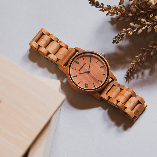 木製腕時計 SAKURA MUSUHI 腕時計 木の時計 春 腕時計 woopwood 通販
