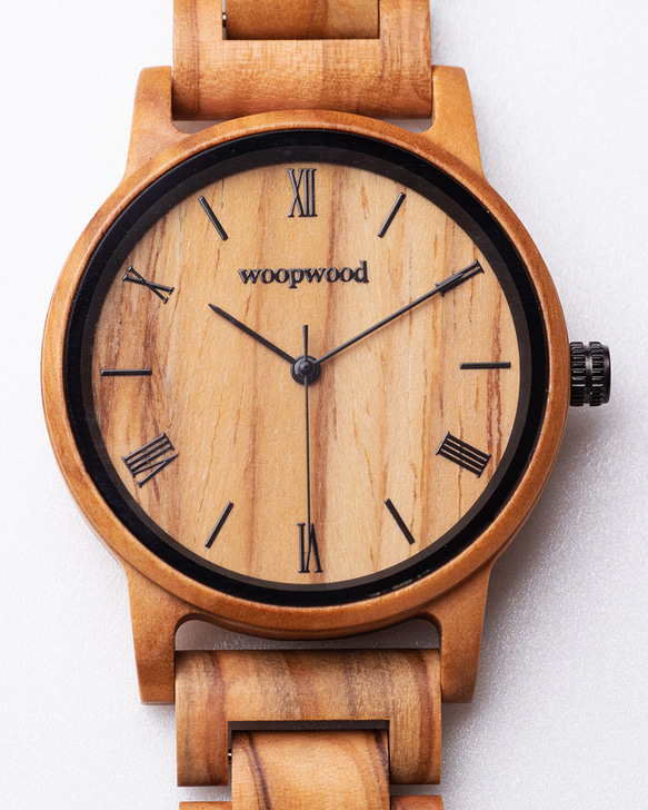 木製腕時計 OLIVE MUSUHI 腕時計 木の時計　プレゼントにおすすめ 7枚目の画像
