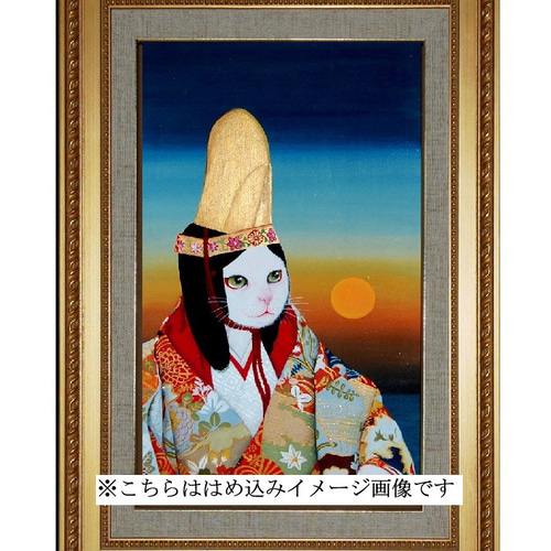 原画 猫 ねこ ※額装済み 0_dbda7812be8134bd05ac2004ae79