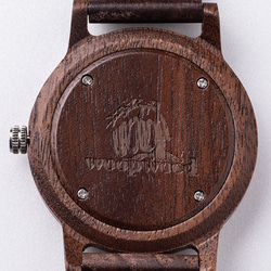 木製腕時計 KURUMI MUSUHI 腕時計 くるみ 天然木 8枚目の画像