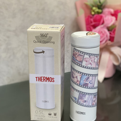 サーモス　thermos 写真入り水筒　500ml 1枚目の画像