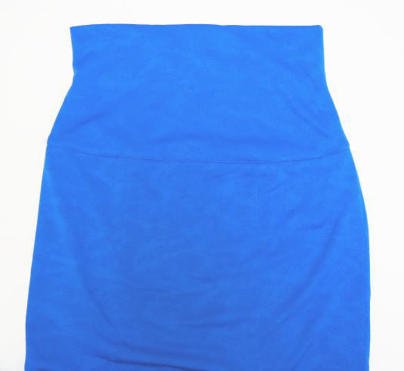 フラメンコ用スカートB（ブルー地） 8枚目の画像