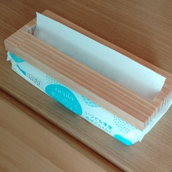 ペーパータオルケース 木目が素敵ペーパータオル押さえ 1枚目の画像