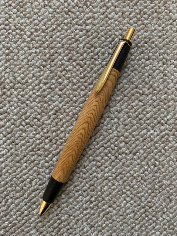 屋久杉 シャープペンシルorボールペン 木軸 ペン・筆記用具 キツツキ