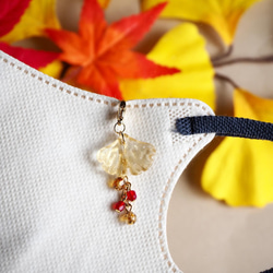 マスクチャーム ピアス イヤリング ⭐️⭐️ハンドメイド MY mama チャーム マグネット ピアス マスク 5種セット □ 片耳