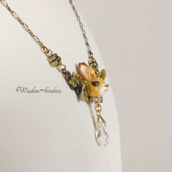 森のときめき　『茶ウサギのネックレス』　 2枚目の画像