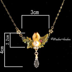 森のときめき　『茶ウサギのネックレス』　 7枚目の画像