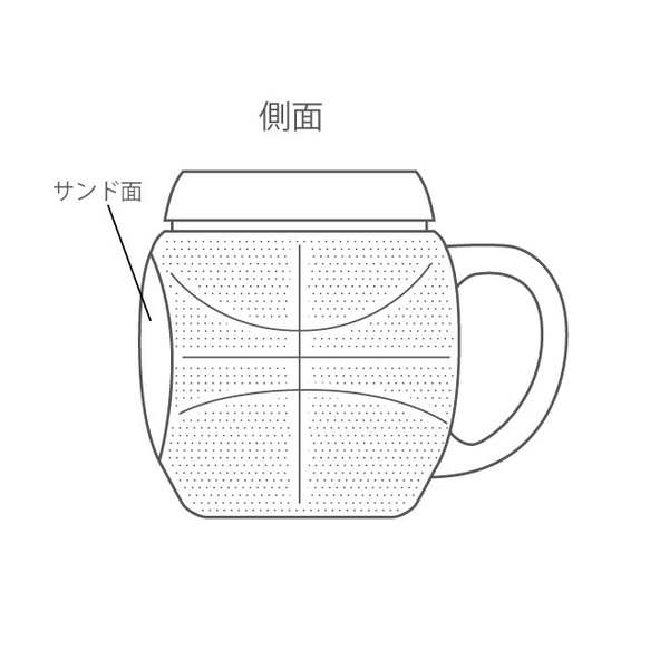 【名入れ／バスケ】大きなボールみたいなガラスマグ／ユニフォームマグ　バスケ／AN808-B 4枚目の画像
