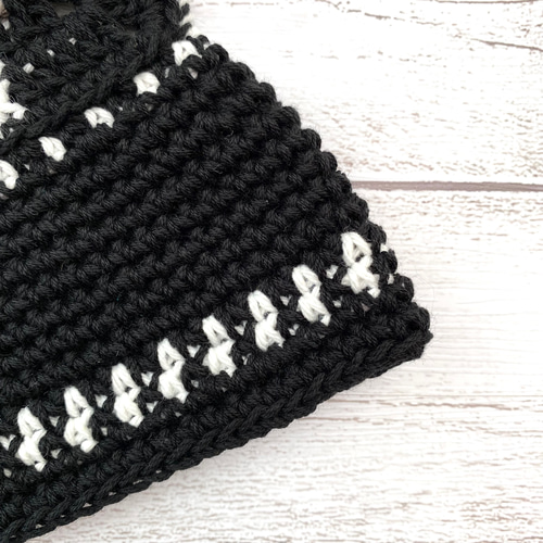 NO.3122039】ハンドメイド クロシェハット グラニースクエア