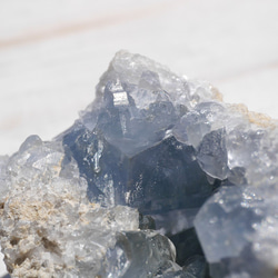 天然石 約232g約67mmセレスタイト(マダガスカル産)クラスター原石結晶ぎっしり天青石[ce-220818-02] 12枚目の画像