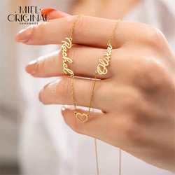 名入れ✨ハート ゴージャス ヒップホップ カスタムネックレス ネーム