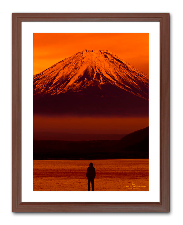 【A3サイズ】AIM FOR ORANGE Mt.FUJI（目標のオレンジ） 1枚目の画像