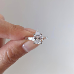 ママ♡最高級ソナダイヤモンド　エメラルドカット　フルエタニティリング 計6.0-7.0カラット エメラルドカットフルエタニティ リング