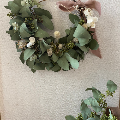 natural*° ユーカリ ポポラズベリー wreath ドライフラワー リース