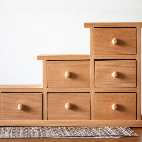 階段型木製収納タンス ☆期間限定☆セール中!!!!!!!!!!階段型木製収納