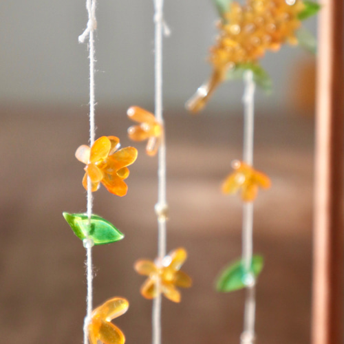 卓上ミニモビール・揺れる金木犀《特集掲載》 モビール atelier-hiwa