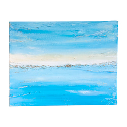 ヒーリング癒し絵画＊心の空   太陽 青空  青の世界　日射し  冷静　クリア 1aad82536e912ab114855295aa23c2
