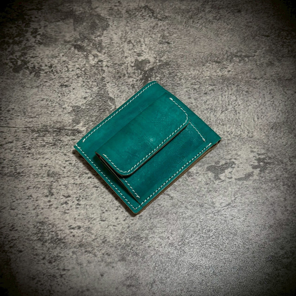 経年変化 二つ折り 財布 生成り ナチュラル 手縫い ヌメ革 本革 牛革 革財布 経年変化を楽しむ メンズ 二つ折り 財布 生成り ナチュラル