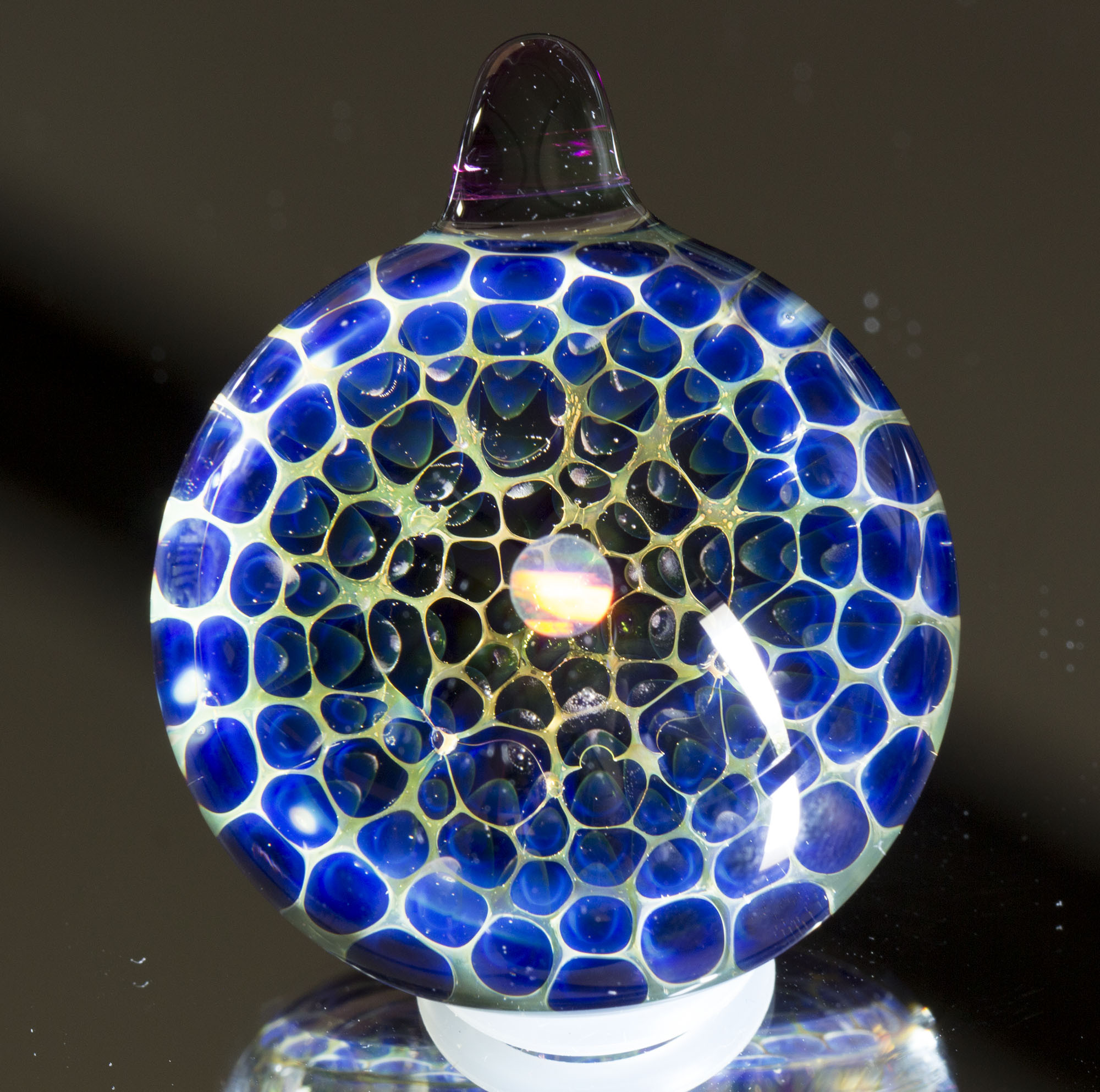 COSMIC BIRTH ボロシリケイトガラスペンダント cb6