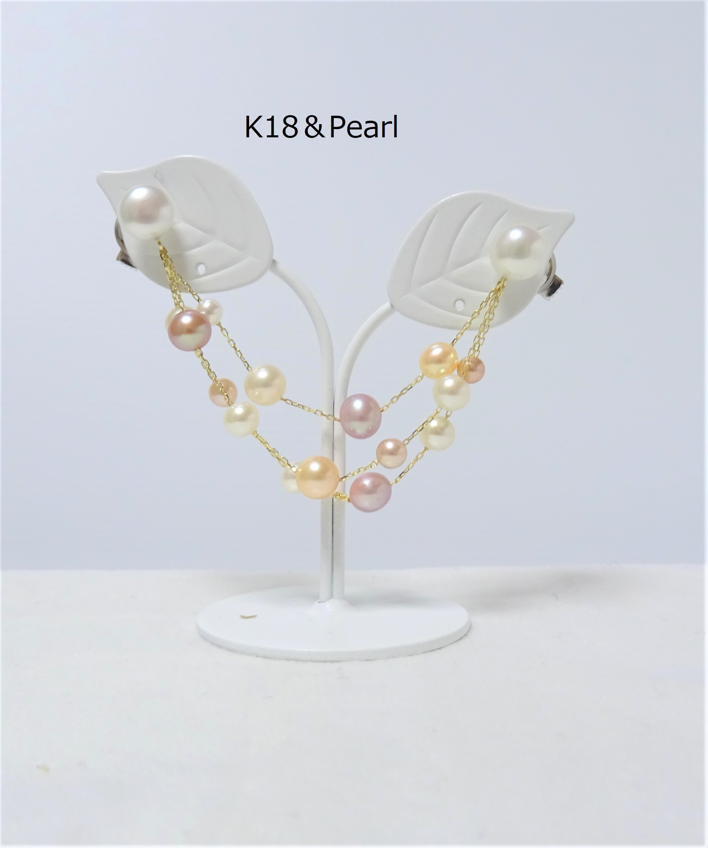 ⭐️K18  月の光のブローチ　チャーム/ペンダントヘッド/３WAY　保証書付Clair de Lune【№.1009】