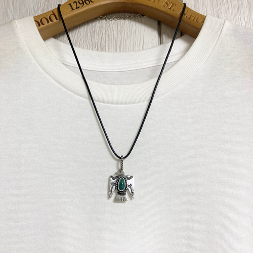 サンダーバード ターコイズ シルバーネックレス ペンダント サンダーバード ターコイズ シルバーネックレス ペンダント