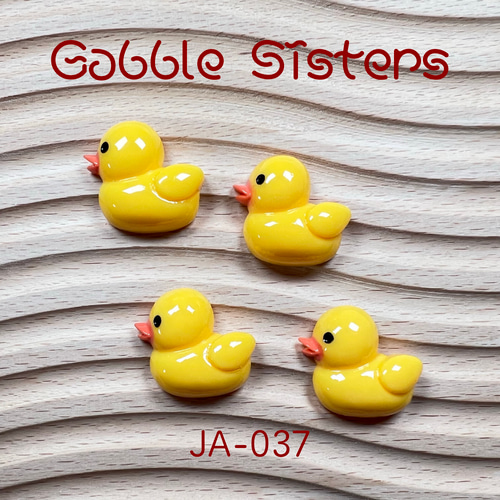 かわいいアヒルさん デコパーツ 【JA-0037】 樹脂・レジン  