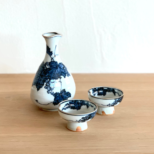 白磁薄作り一合徳利・単品 おちょこ・ぐい呑み・徳利 SATO