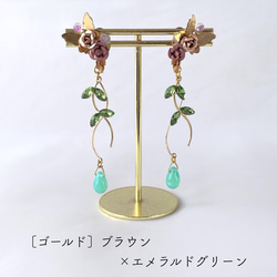 蝶々[ピアス/イヤリング]金具変更0円*゜ 6枚目の画像