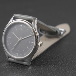 灰色簡約手錶 男女均宜 免運費 第4張的照片