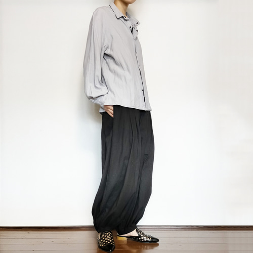 ﾕﾆｾｯｸｽ】ｺｰﾃﾞの主役 ゆったりﾊﾞﾙｰﾝﾊﾟﾝﾂ / 酵素で洗ったﾊｰﾌﾘﾈﾝ col  