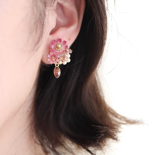 ポメころび❣️ カービング　フープイヤリング ポメころび様専用❣️ カービング フープイヤリング