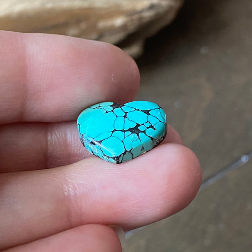 ハートシェイプ♡ターコイズ ♢ナチュラル フーベイターコイズ ルース